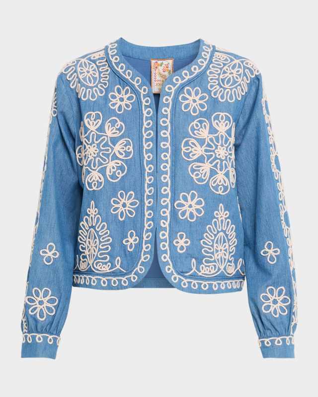 Sutash Embroidered Bolero Jacket